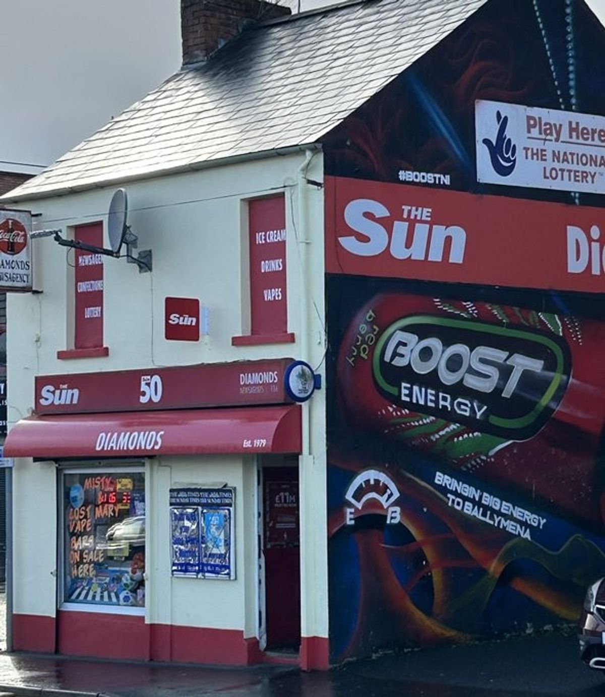 Retailer Eugene Diamond’s Newsagents Shop