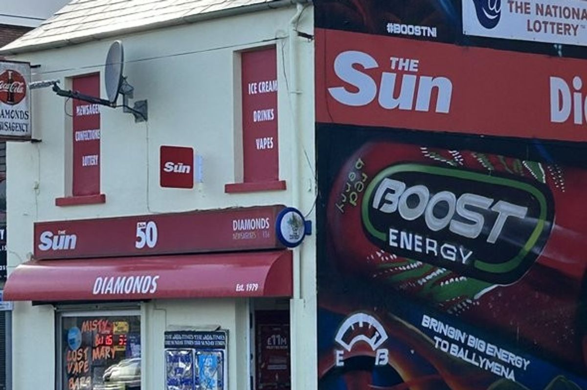 Retailer Eugene Diamond’s Newsagents Shop