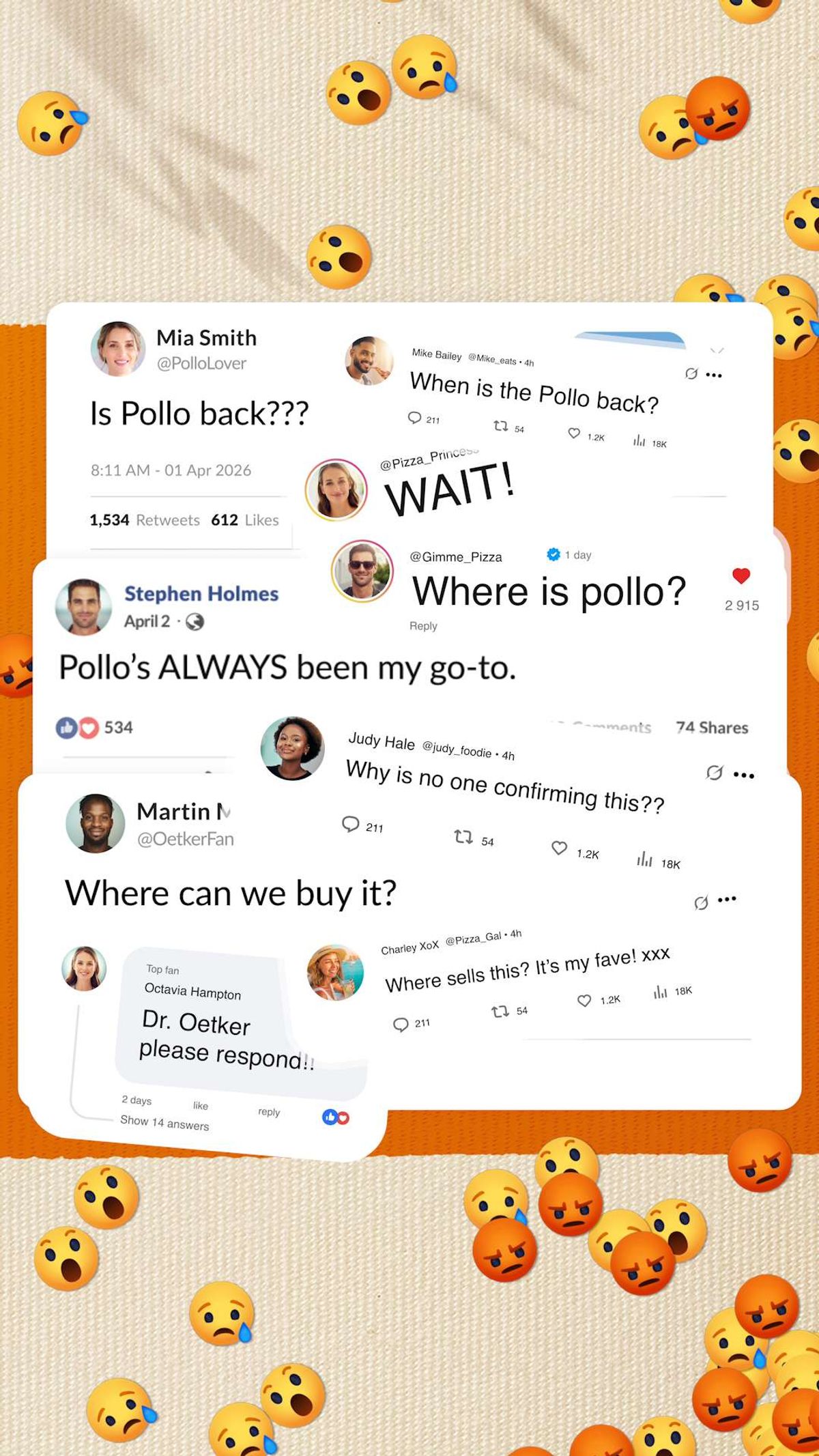 Ristorante Pollo pizza demand