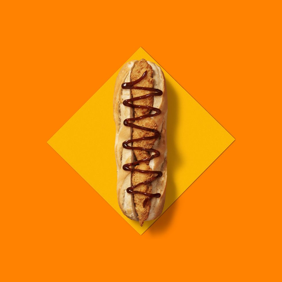 Rollover\u2019s crispy chicken tender baguette, a new high-protein on-the-go option