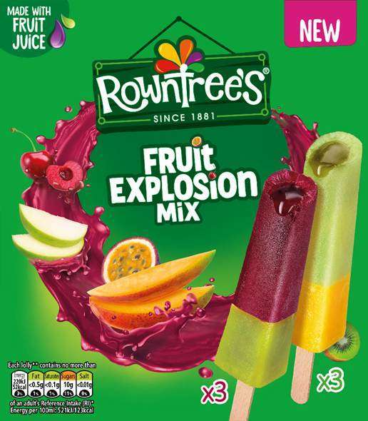 Rowntree’s new ice lollies