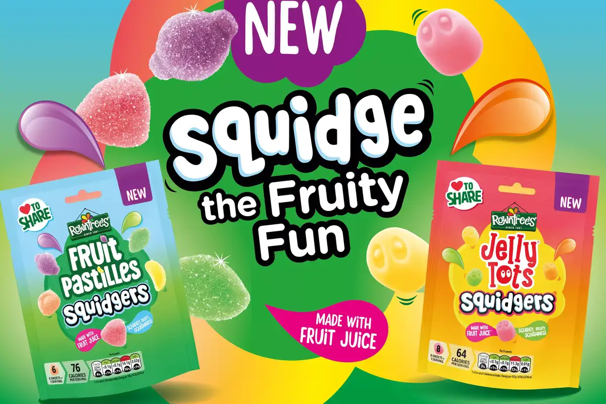 Rowntree’s new Squidgers soft sweets – Fruit Pastilles and Jelly Tots packs