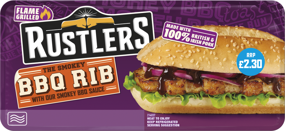 Rustlers BBQ Rib Burger 2.30 PMP