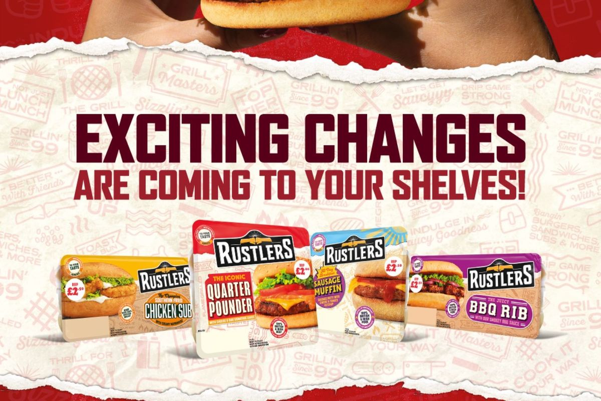 Rustlers new packaging design for chilled ready meals