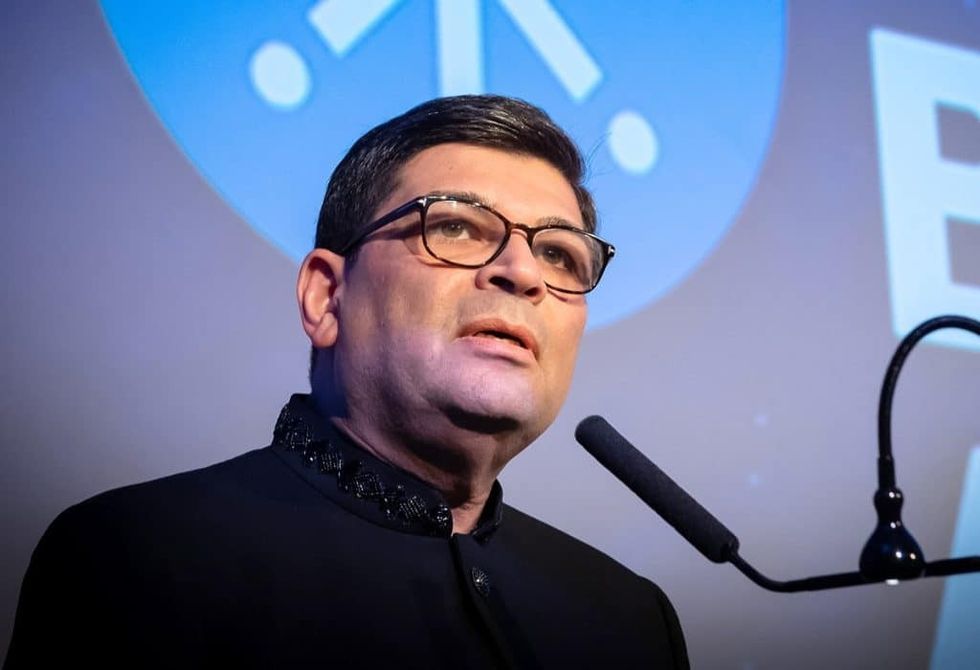 Salim Janmohamed at the 2021 Asian Business Awards