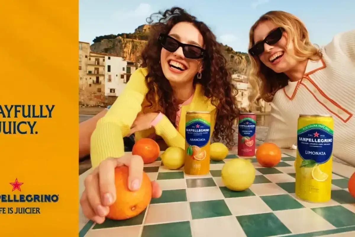 Sanpellegrino 'Life is Juicier' campaign showcasing Italian lifestyle and sparkling drink