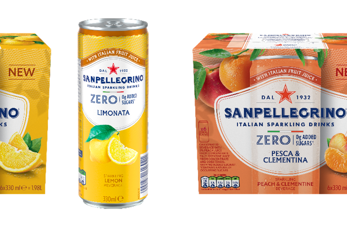 Sanpellegrino Zero Added Sugar range