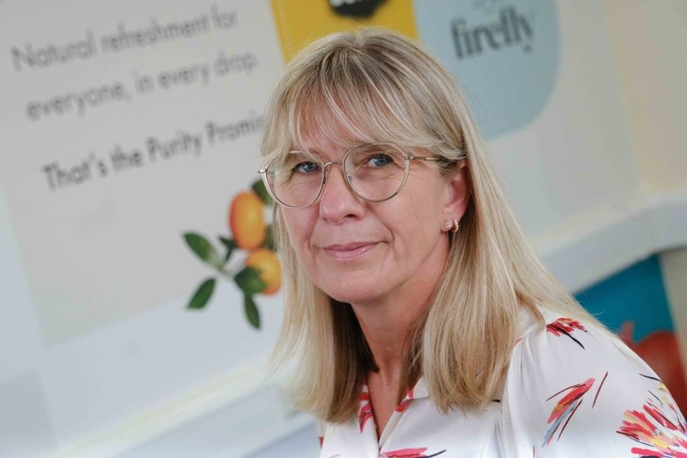 Sarah Baldwin CEO Purity Soft Drinks landscape