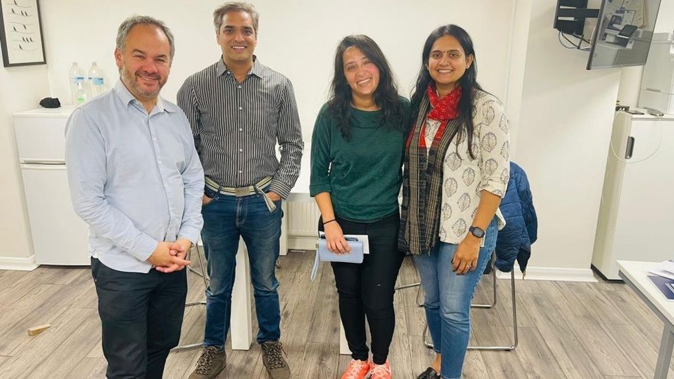 Scully with Suttons Indian community