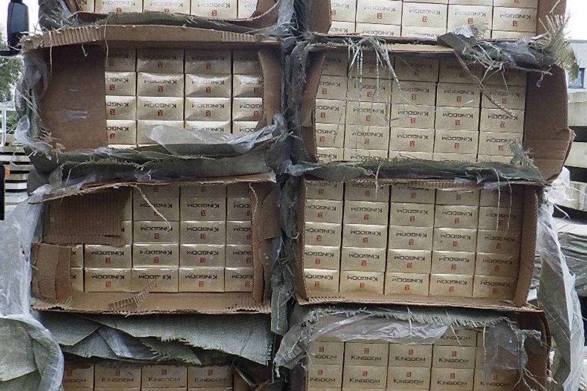 Seized cigarettes
