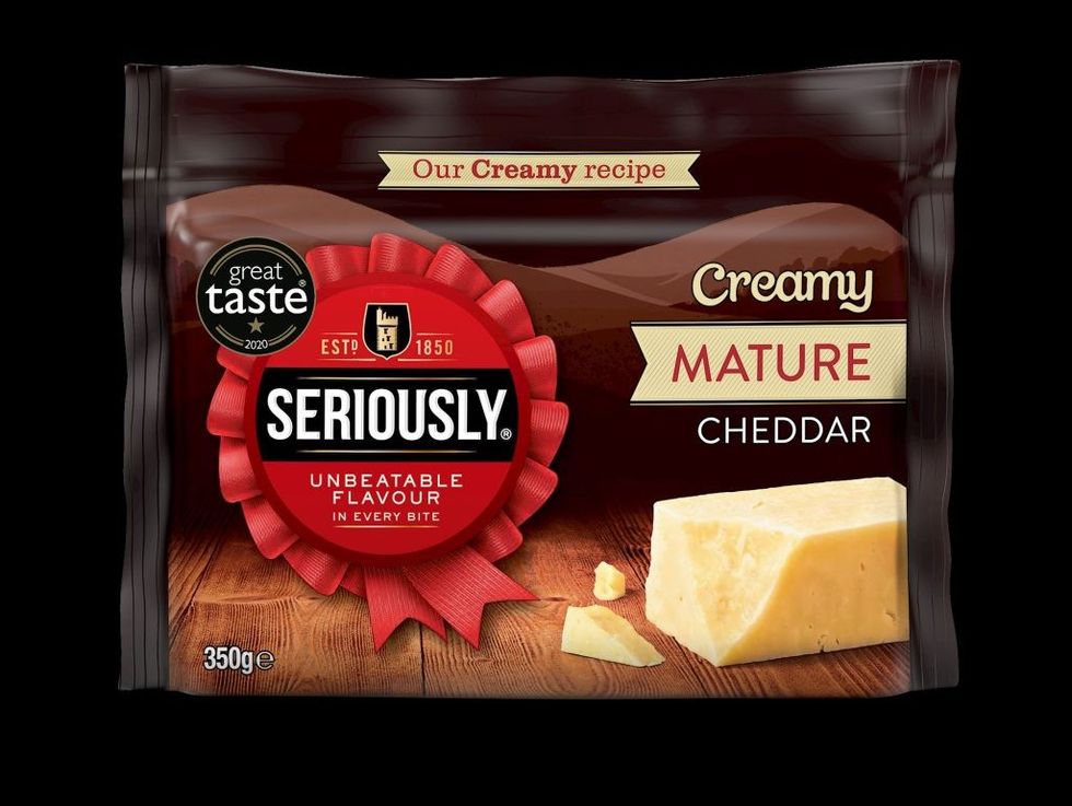 Seriously Mature cheese cheddar Lactalis