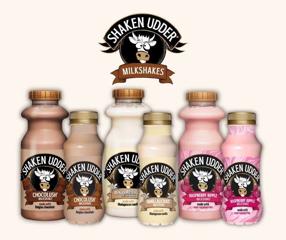 Shaken Udder range