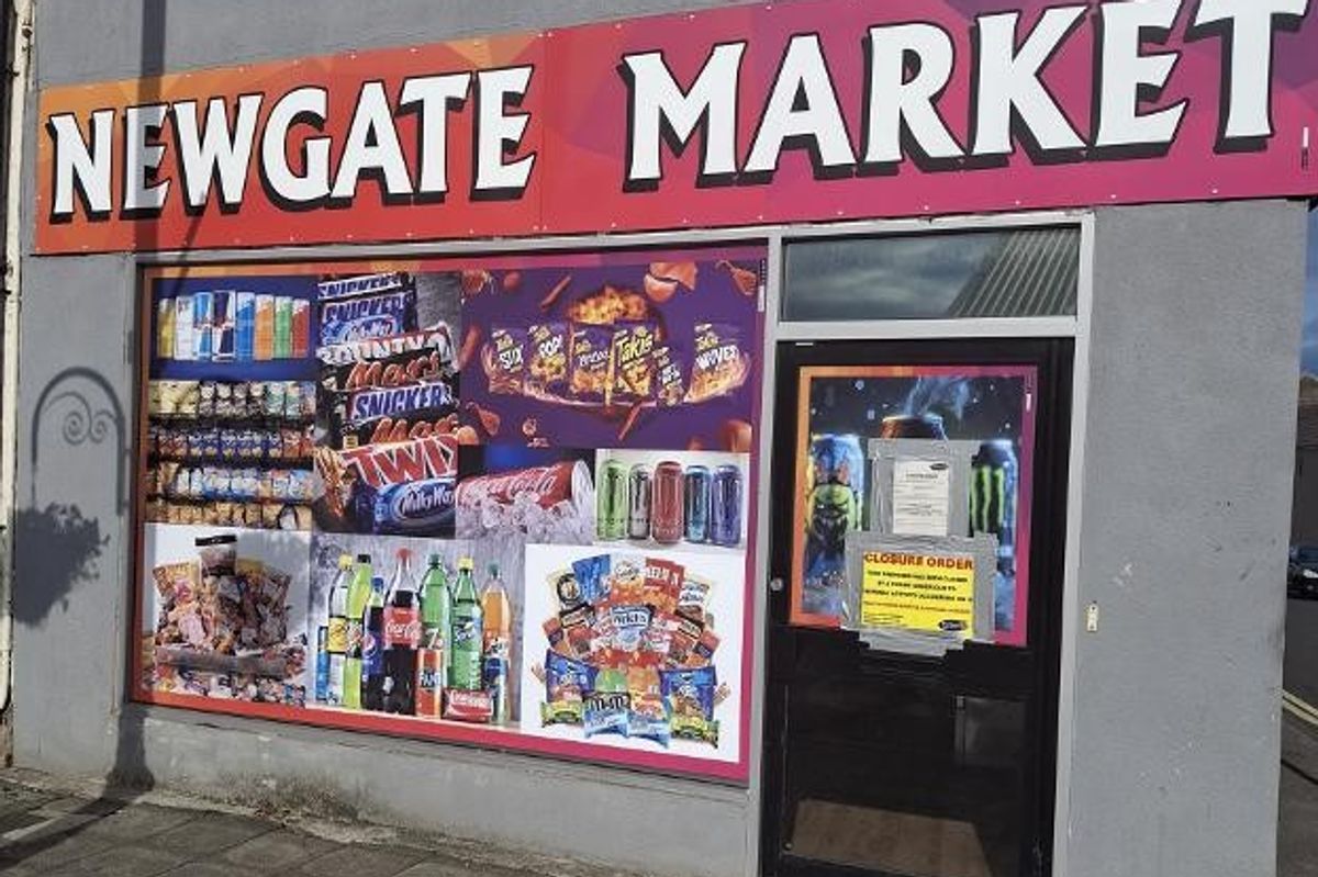 shop closed for selling illegal cigarettes