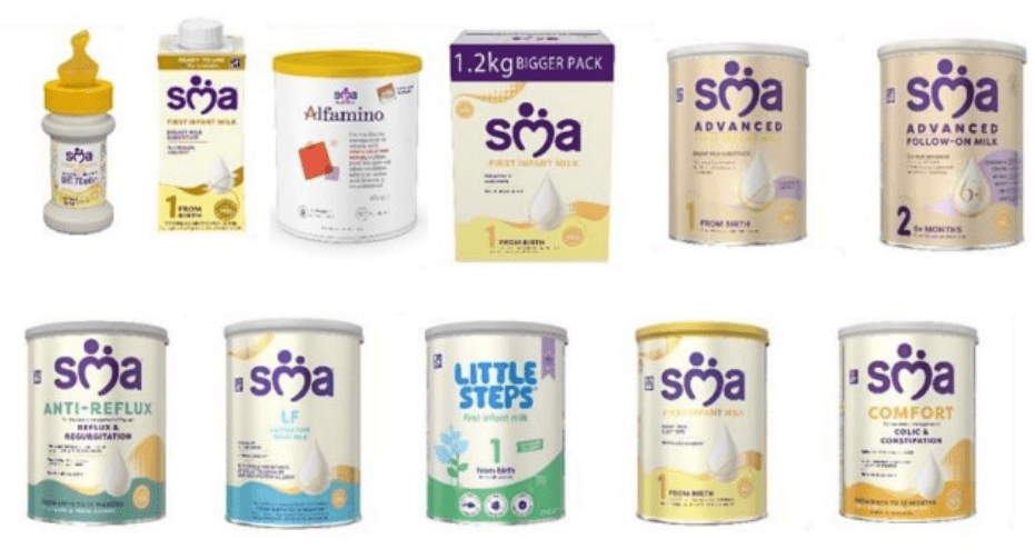 SMA infant formula