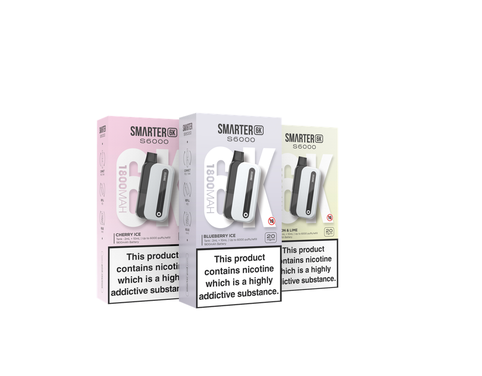 Smarter 6K refillable vape with UK-first ceramic coil and disposable ban-ready design