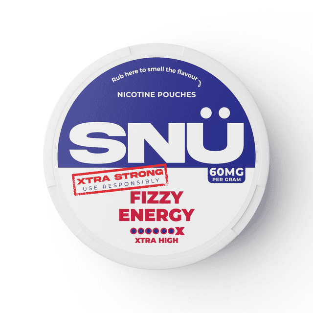 SNÜ Fizzy Energy nicotine pouch