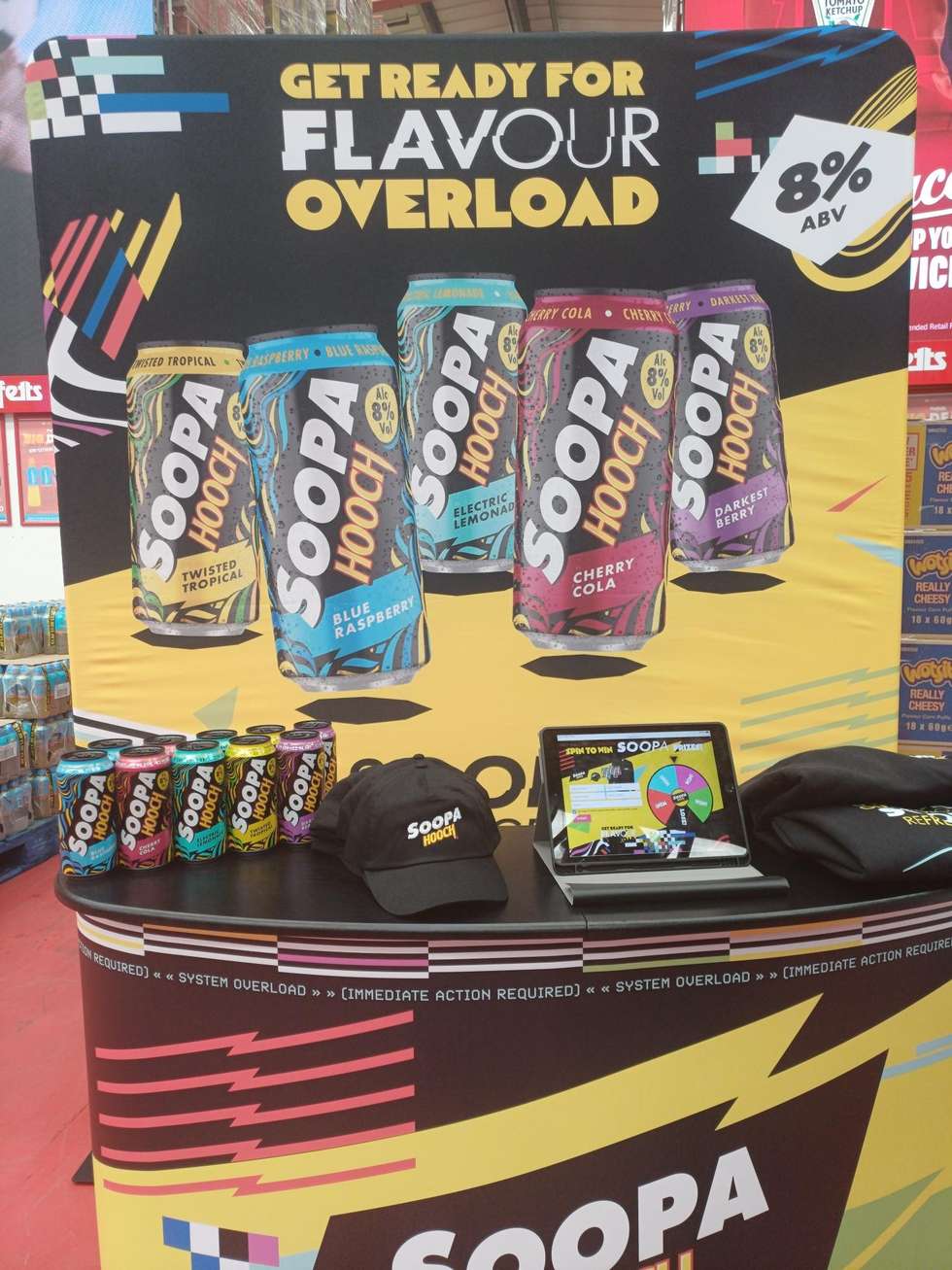 Soopa Hooch van visits UK cash & carry retailers with bold RTD samples