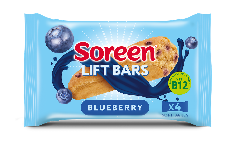 Soreen Lift Bars Blueberry x4 PACK