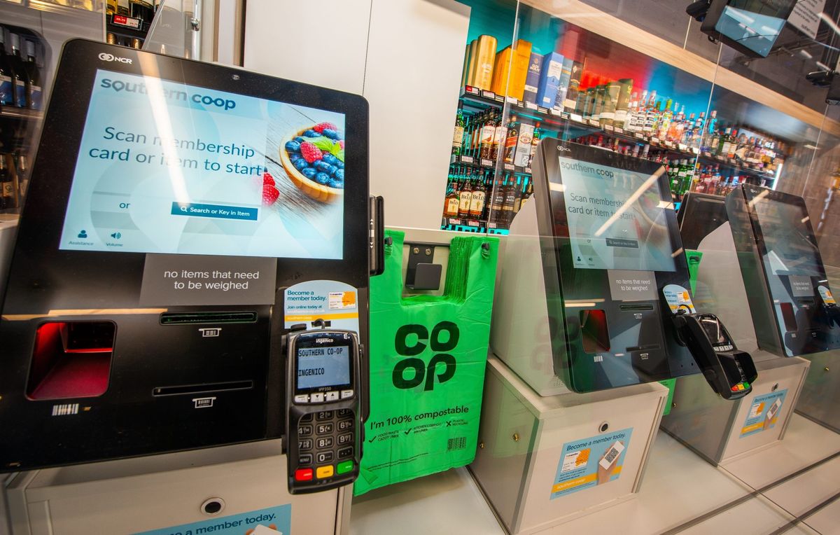 Southern Co-op compostible carrier bags