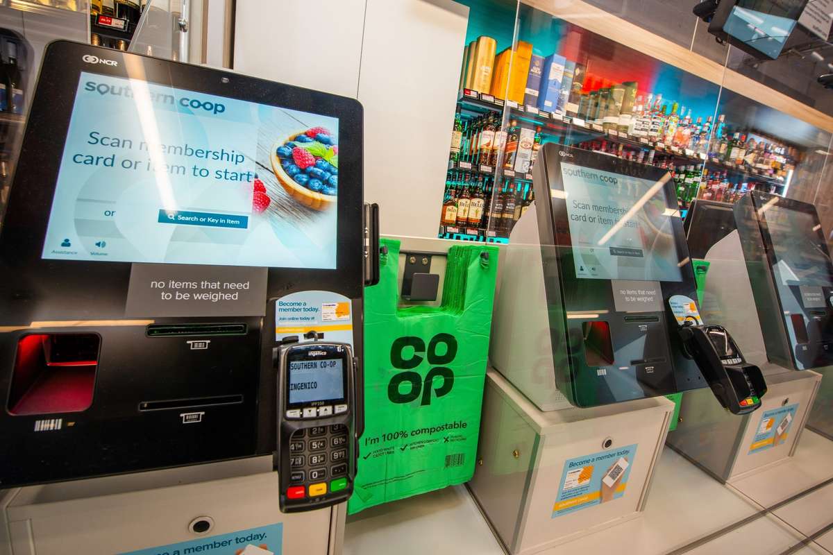 Southern Co-op compostible carrier bags