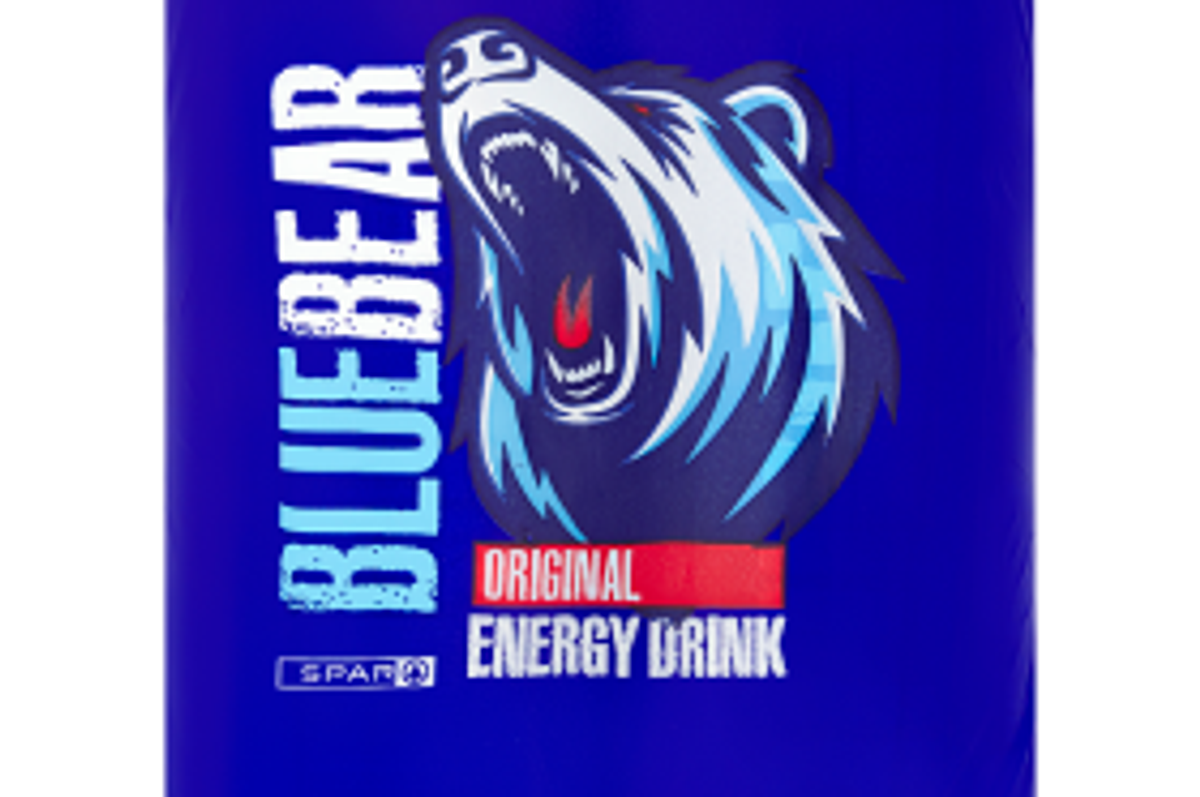 SPAR Blue Bear energy drink