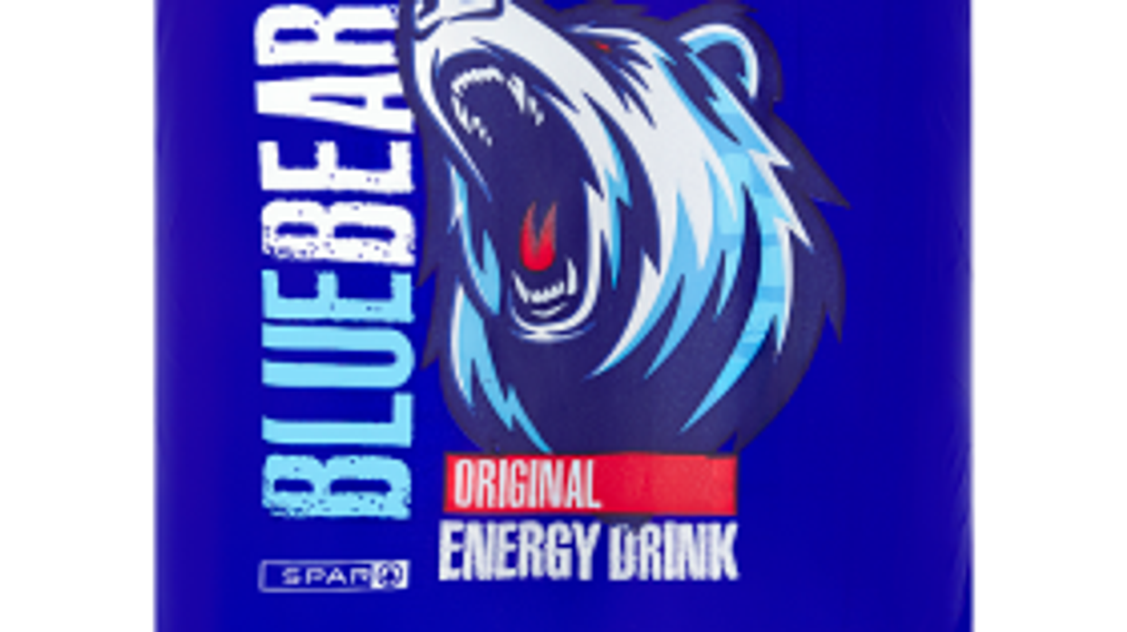 SPAR Blue Bear energy drink
