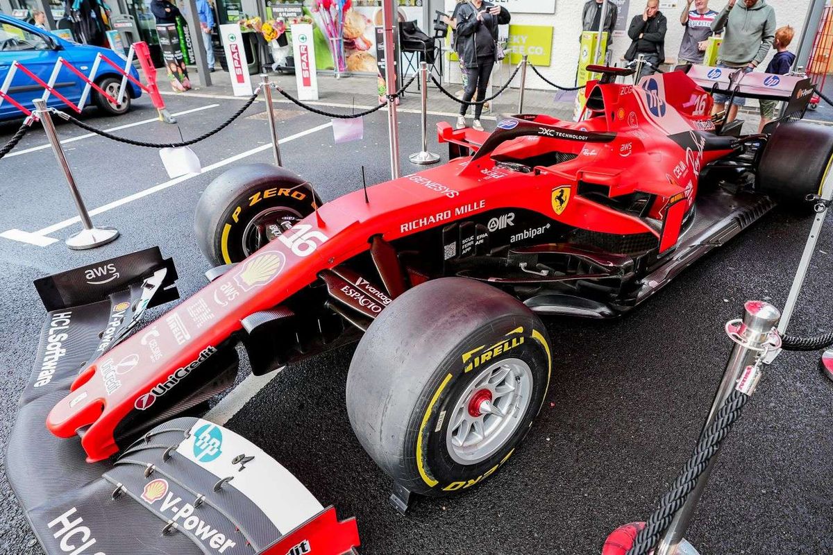 SPAR Bowness Ferrari F1 car