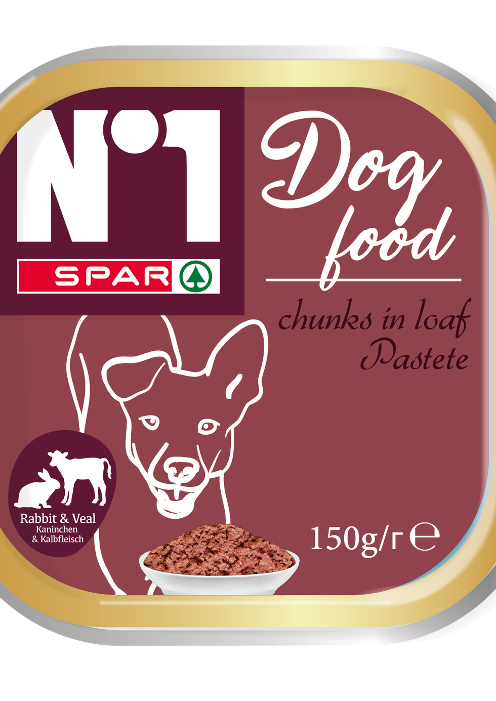 SPAR No 1 dog food rabbit 4
