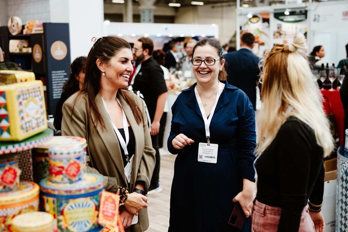 Speciality & Fine Food Fair 2025 at Olympia London showcasing new food and drink products, start-up brands, tastings, and industry talks