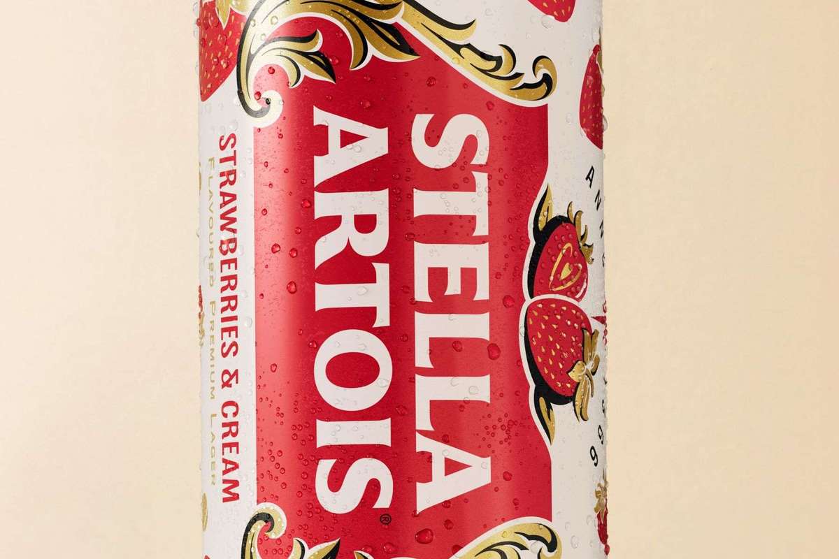 Stella Artois limited-edition Strawberries & Cream Wimbledon lager