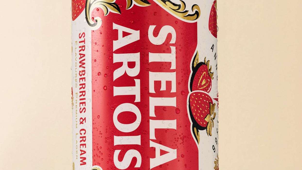 Stella Artois limited-edition Strawberries & Cream Wimbledon lager