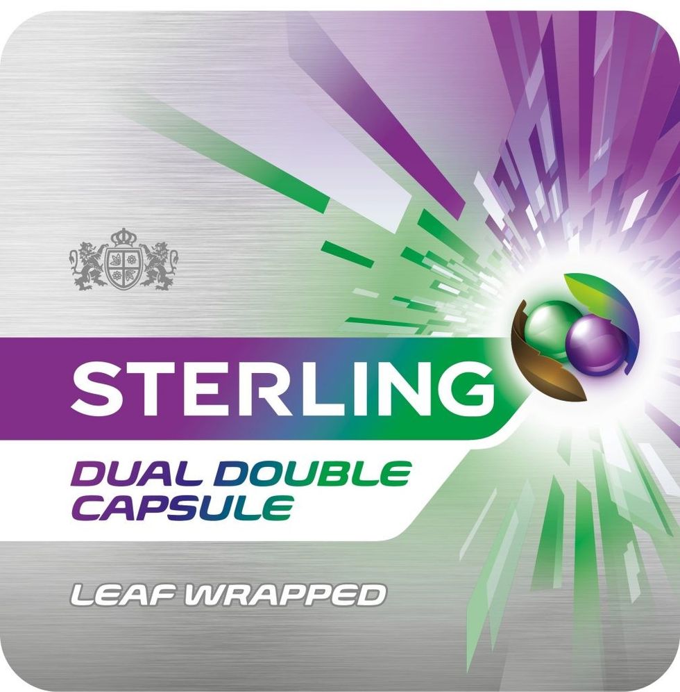 Sterling Dual Double Capsule Leaf Wrapped