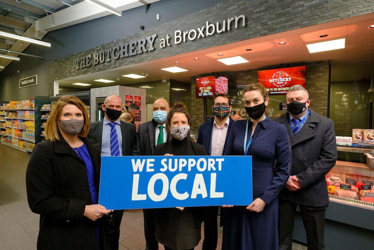 Stock of Go Local initiative at Broxburn store