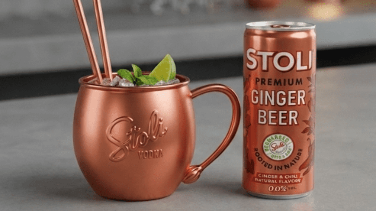 Stoli Ginger Beer relaunch with new recipe, natural ingredients