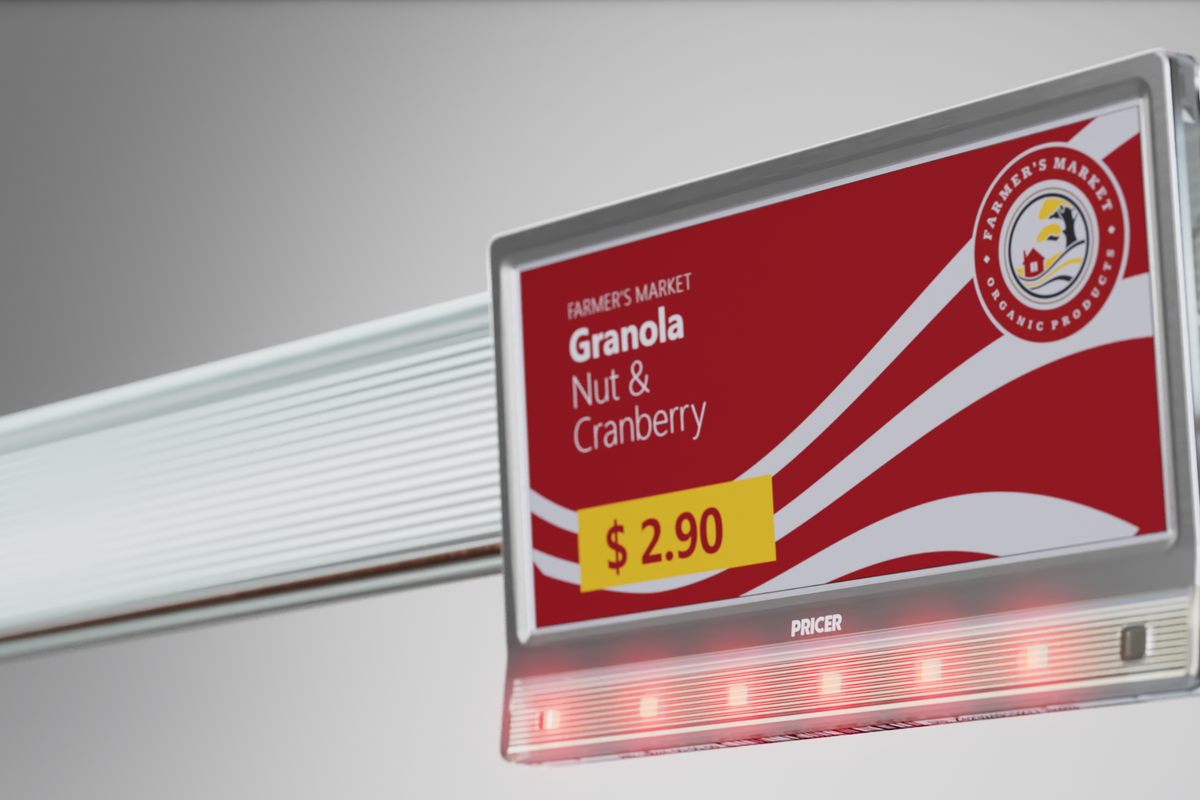 Surplus supermarket Company Shop installs Pricer ESLs to improve pricing and efficiency