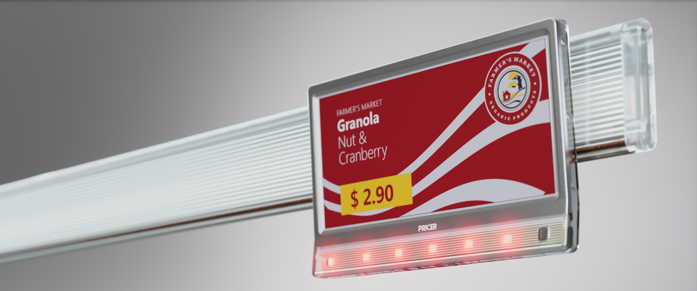 Surplus supermarket Company Shop installs Pricer ESLs to improve pricing and efficiency