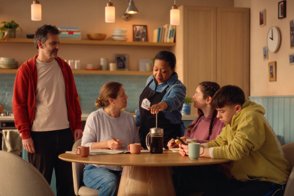 Taylors of Harrogate Sunday Brunch sponsorship coffee on set 2025