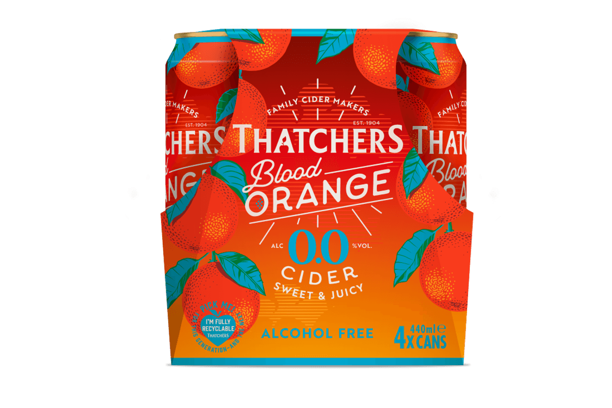 Thatchers announces new Blood Orange alcohol-free cider