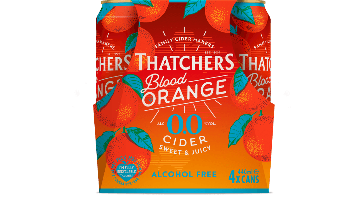 Thatchers announces new Blood Orange alcohol-free cider