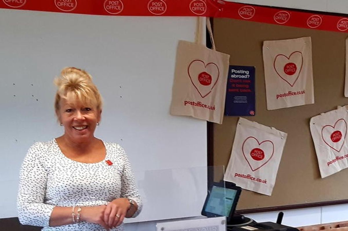Tina May, postmistress who serves six Wiltshire communities, recognised in New Year Honours