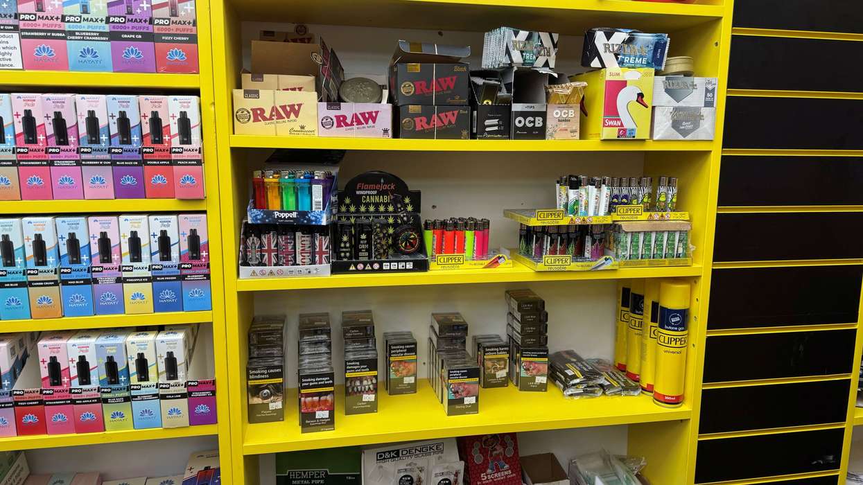 tobacco products on open display