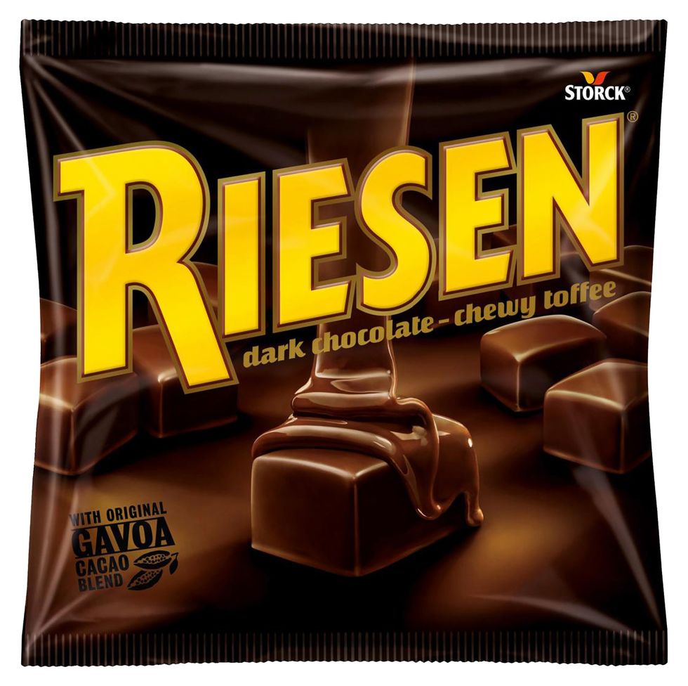 Toffifee and Riesen sharing bags for Big Night In, worth \u00a3430M in UK 2025.