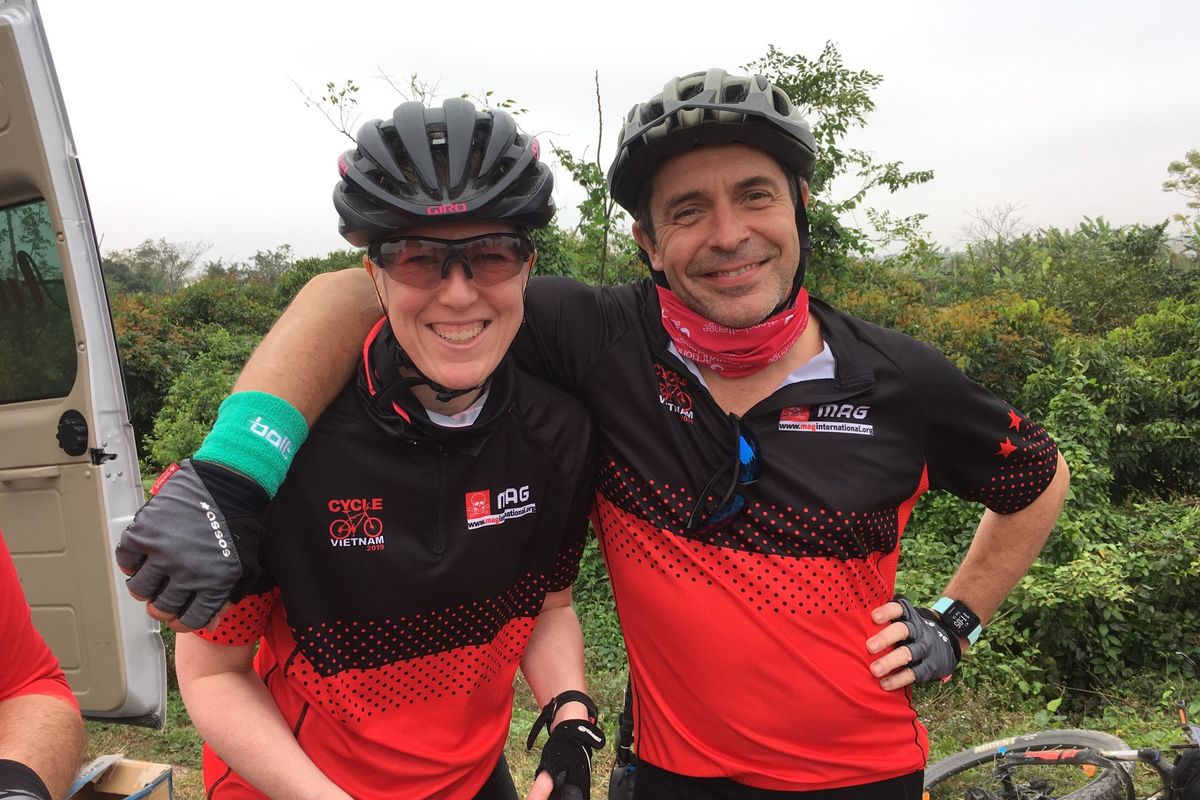 Wholesale & convenience cyclists support UK landmine clearance charity