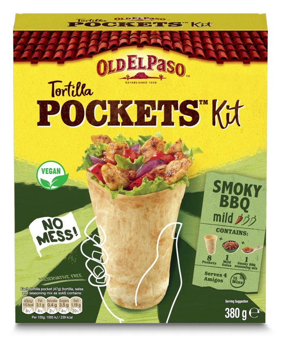 Tortilla Pockets Smoky BBQ Kit Vegan