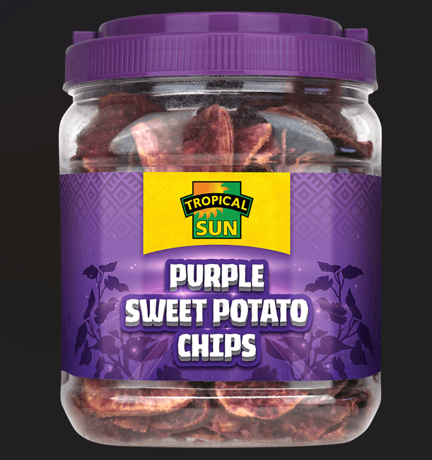 Tropical Sun purple sweet potato crisps