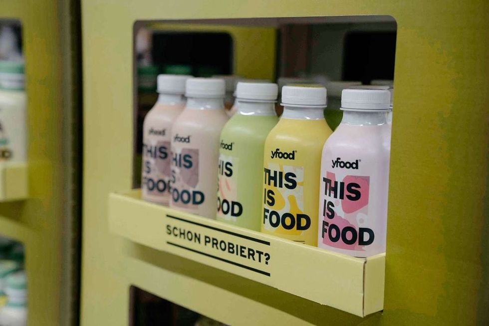 \u200byfood drinks in a supermarket
