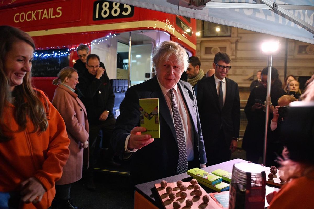 UK Food and Drinks market set up in Downing Street