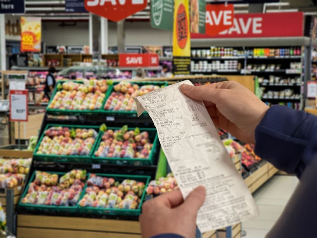 UK shop inflation January food prices