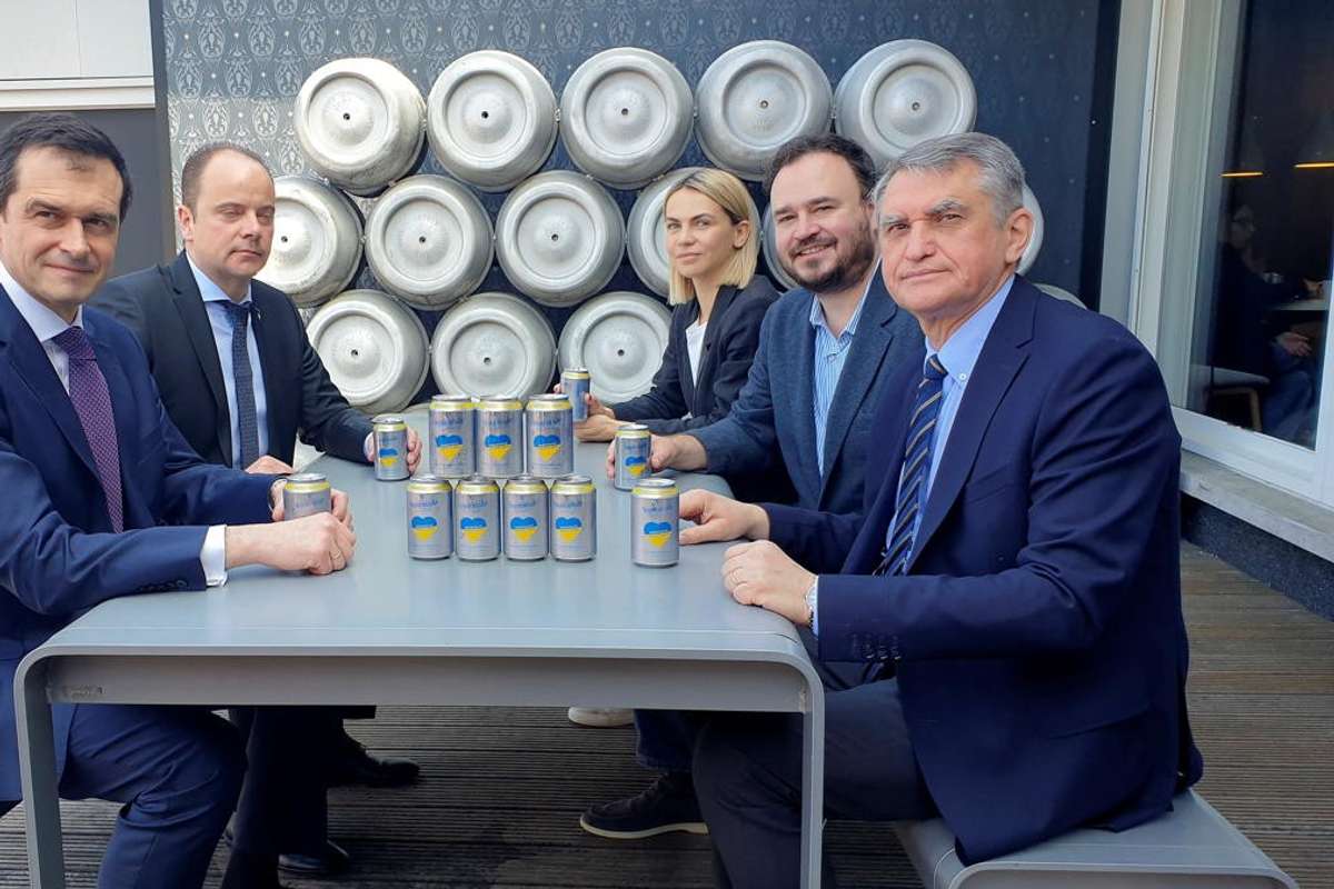 AB InBev starts global roll-out of Ukraine beer for relief effort