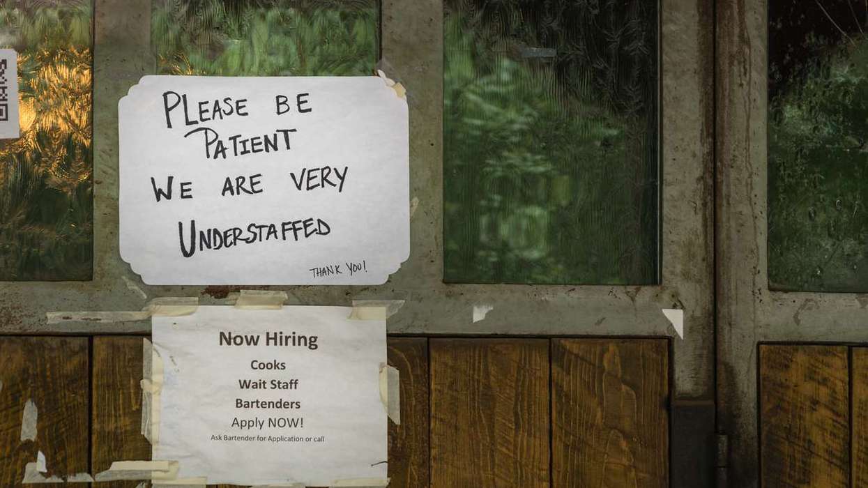 Understaff hiring sign